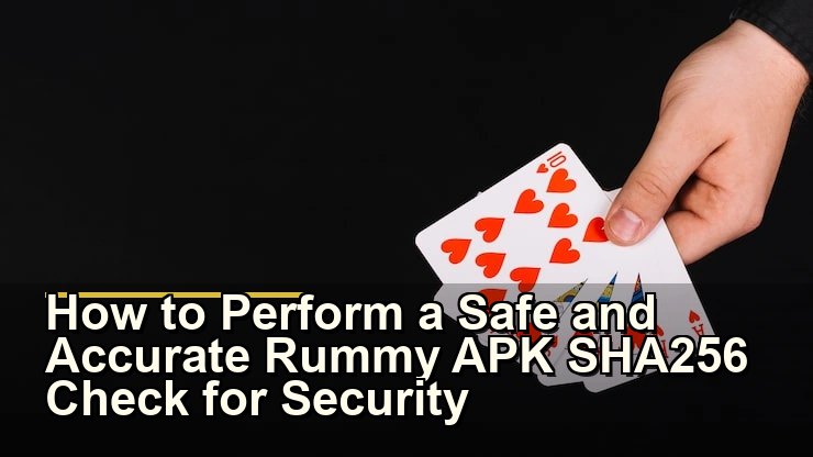 How to Perform a Safe and Accurate Rummy APK SHA256 Check for Security