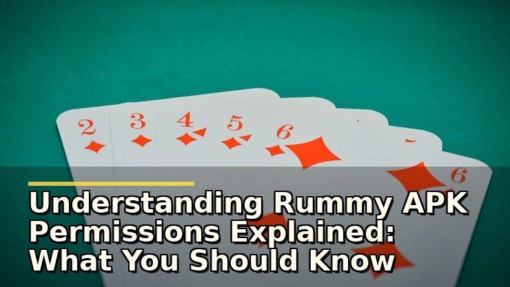Understanding Rummy APK Permissions Explained: What You Should Know Before Downloading