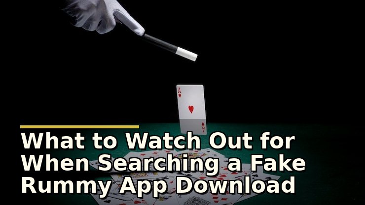 What to Watch Out for When Searching a Fake Rummy App Download Link: Player Safety Tips