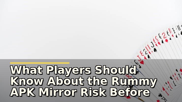 What Players Should Know About the Rummy APK Mirror Risk Before Installing