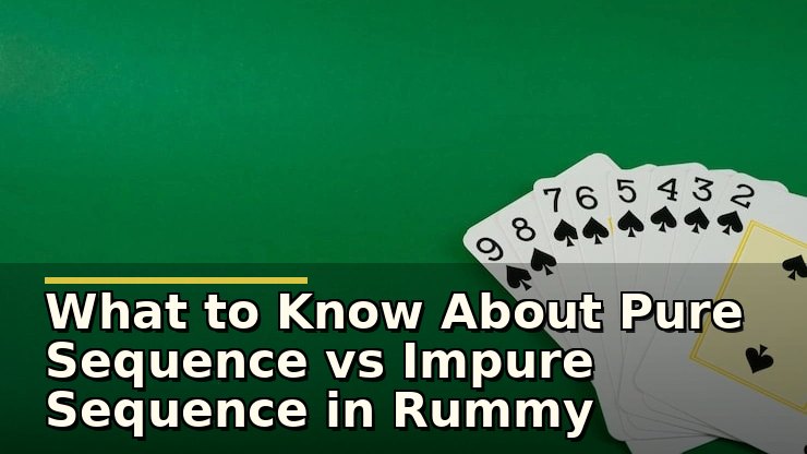 What to Know About Pure Sequence vs Impure Sequence in Rummy Before You Play