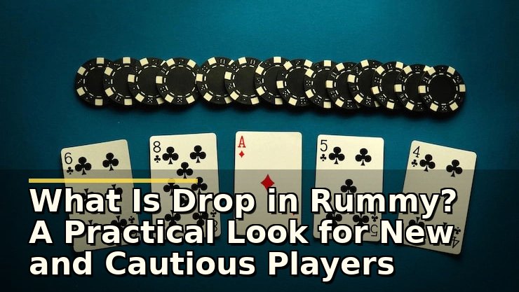 What Is Drop in Rummy? A Practical Look for New and Cautious Players