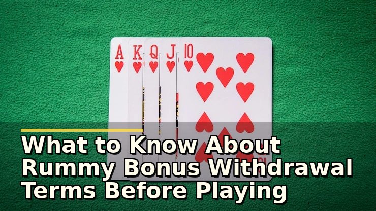 What to Know About Rummy Bonus Withdrawal Terms Before Playing