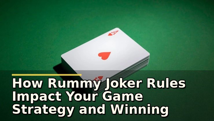 How Rummy Joker Rules Impact Your Game Strategy and Winning Chances