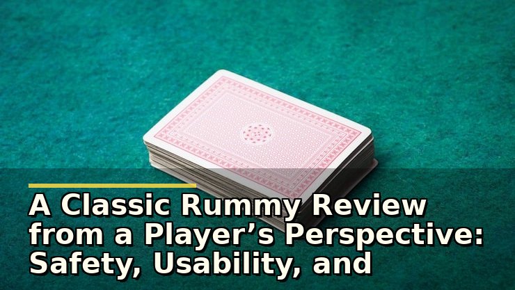 A Classic Rummy Review from a Player’s Perspective: Safety, Usability, and Gameplay Insights